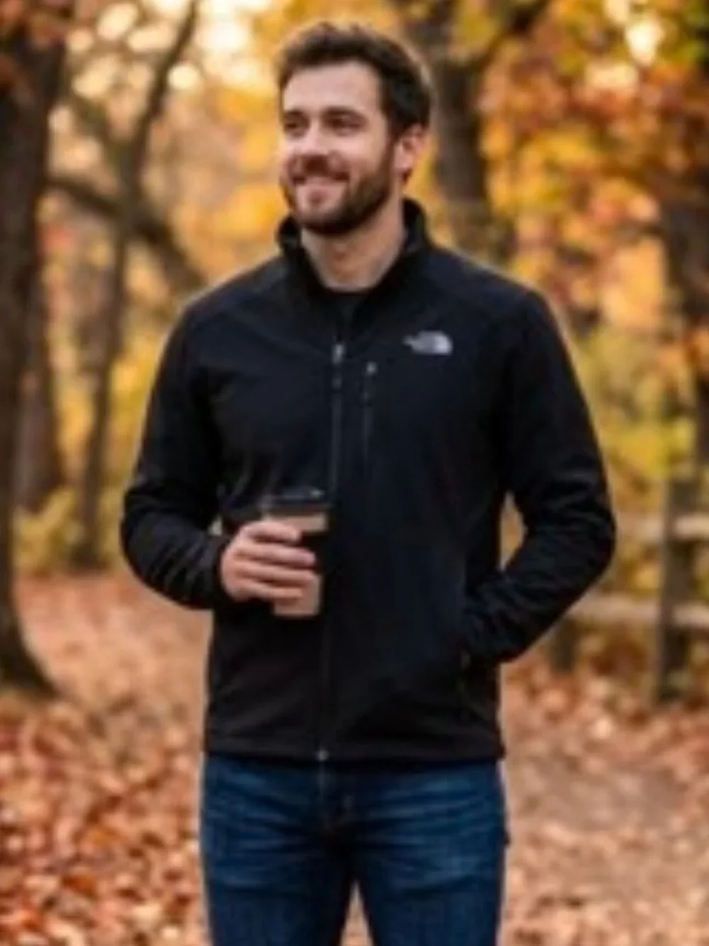 The North Face Men's Apex I Bionic Softshell Full Zip Jacket Black Sz Large VGC